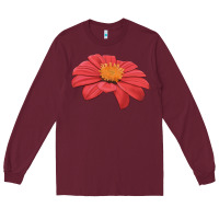 Burgundy del sol sunflower Long Sleeve Tee - LillyAllenDesigns