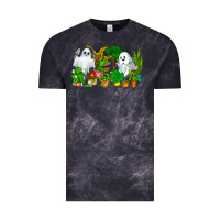 Cloud Black Spooky Plants Vintage Tee - CowhideDigitalArt