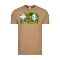 Vintage Coffee Spooky Plants Vintage Tee - CowhideDigitalArt