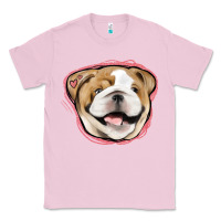 Bubblegum Pink bulldog pink glitter Classic Tee - Jasminsmagicworld