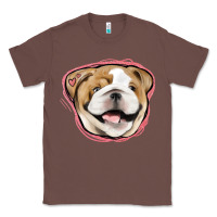 Chestnut bulldog pink glitter Classic Tee - Jasminsmagicworld