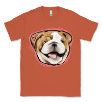 Copper bulldog pink glitter Classic Tee - Jasminsmagicworld