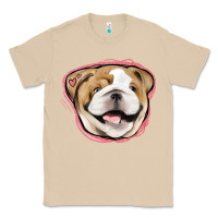 Mushroom bulldog pink glitter Classic Tee - Jasminsmagicworld