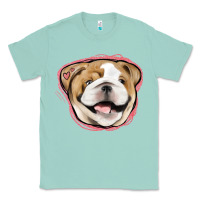 Seafoam bulldog pink glitter Classic Tee - Jasminsmagicworld