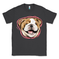Smoke bulldog pink glitter Classic Tee - Jasminsmagicworld