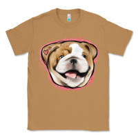 Toasted Coconut bulldog pink glitter Classic Tee - Jasminsmagicworld