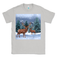 Moon Dust winter deer Classic Tee - BarkalooDesign