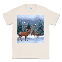 Natural winter deer Classic Tee - BarkalooDesign