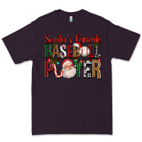 Plum santa's favorite baseball player for christmas Premium Tee - FaDigitalArtStudio