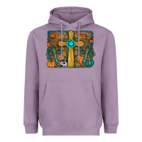 Lavender fall cross Heavyweight Hoodie - RanaPortraitStore