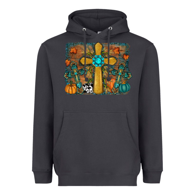 Fall Cross Heavyweight Hoodie by RanaPortraitStore | Teevron