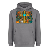 Storm fall cross Heavyweight Hoodie - RanaPortraitStore