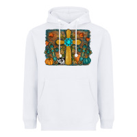 White fall cross Heavyweight Hoodie - RanaPortraitStore