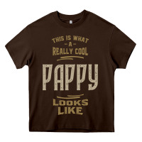 Chocolate Brown Really Cool Pappy Heavy Core Tee - artisFamous