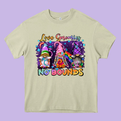 Love Gnomies No Brounds Pride Heavy Core Tee Designed By Fadigitalartstudio