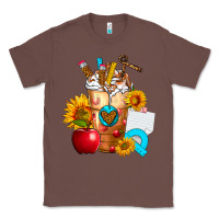 Chestnut teacher cold drink frappe with sunflowers Classic Tee - FaDigitalArtStudio