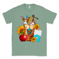Sage teacher cold drink frappe with sunflowers Classic Tee - FaDigitalArtStudio