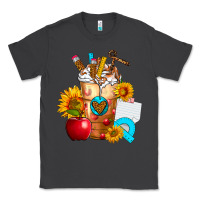 Smoke teacher cold drink frappe with sunflowers Classic Tee - FaDigitalArtStudio