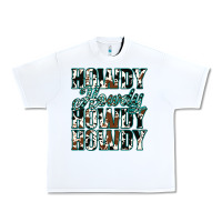 White Howdy Cowhide Turquoise Urban Heavy Tee - Jasminsmagicworld
