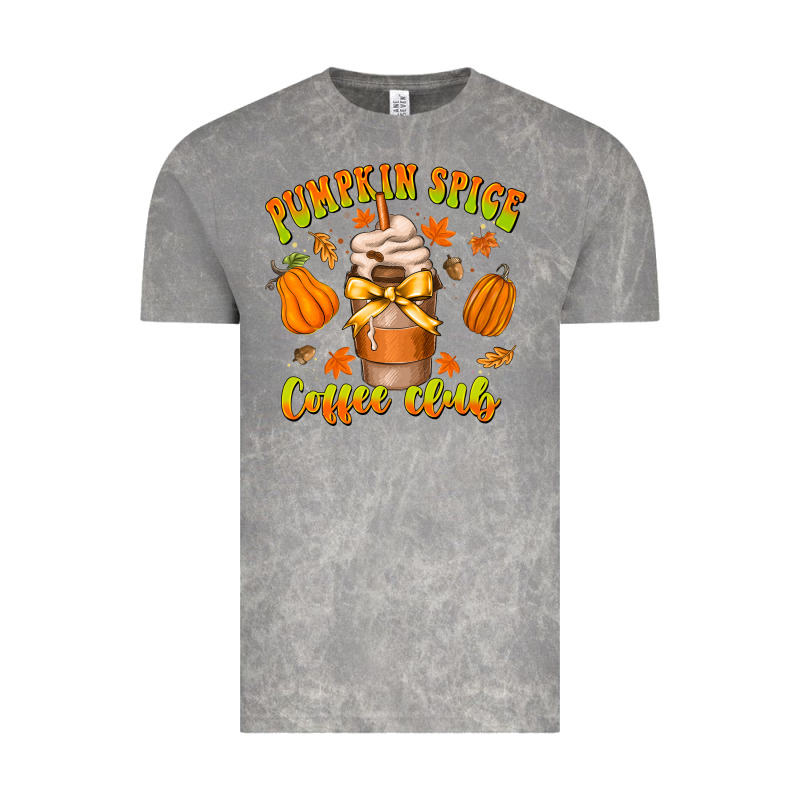 Pumpkin Spice Coffee Club Vintage Tee by CowhideDigitalArt | Teevron