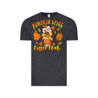 Vintage Black pumpkin spice coffee club Vintage Tee - CowhideDigitalArt