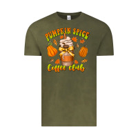 Vintage Olive pumpkin spice coffee club Vintage Tee - CowhideDigitalArt