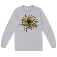 Moon Dust sun   fill purple sunflower Long Sleeve Tee - LillyAllenDesigns