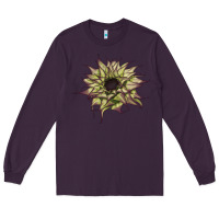 Plum sun   fill purple sunflower Long Sleeve Tee - LillyAllenDesigns
