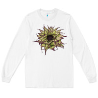 White sun   fill purple sunflower Long Sleeve Tee - LillyAllenDesigns
