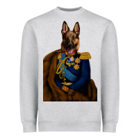 Heather Grey Pet Portraits, Custom Pet Portraits, Renaissance Pet Portraits, Custom Heavyweight Sweatshirt - RanaPortraitStore