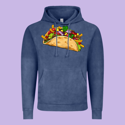 Mexican Taco Vintage Hoodie Designed By Artiststas