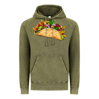 Vintage Olive mexican taco Vintage Hoodie - Artiststas