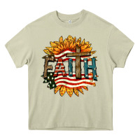 Mossy Faith USA Heavy Core Tee - FaDigitalArtStudio