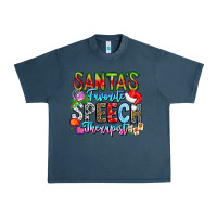 Midnight Navy festive speech therapist tribute Urban Heavy Tee - CowhideDigitalArt