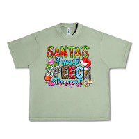 Oil Green festive speech therapist tribute Urban Heavy Tee - CowhideDigitalArt