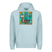 Blue Mist cold like my soul  mug coaster Premium Hoodie - BarkalooDesign