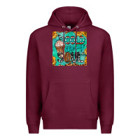 Burgundy cold like my soul  mug coaster Premium Hoodie - BarkalooDesign