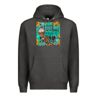 Charcoal Heather cold like my soul  mug coaster Premium Hoodie - BarkalooDesign