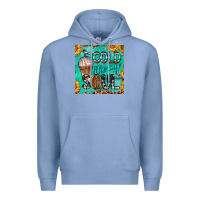 Colony Blue cold like my soul  mug coaster Premium Hoodie - BarkalooDesign