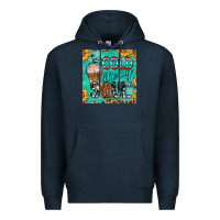 Navy cold like my soul  mug coaster Premium Hoodie - BarkalooDesign