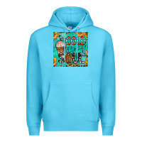Ocean Blue cold like my soul  mug coaster Premium Hoodie - BarkalooDesign