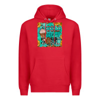 Red cold like my soul  mug coaster Premium Hoodie - BarkalooDesign