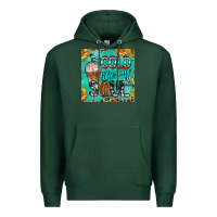 Sports Green cold like my soul  mug coaster Premium Hoodie - BarkalooDesign