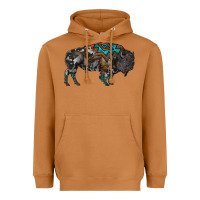 Meerkat cowhide bison Heavyweight Hoodie - RanaPortraitStore