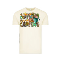 Vintage Arctic Weekends Coffee And Camping Vintage Tee - CowhideDigitalArt