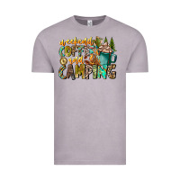 Vintage Zinc Weekends Coffee And Camping Vintage Tee - CowhideDigitalArt