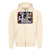 Sandshell 4th of July Cows Holstein Cows Zipper Hoodie - Jasminsmagicworld