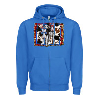 True Royal 4th of July Cows Holstein Cows Zipper Hoodie - Jasminsmagicworld