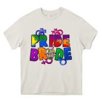 Cream Pride bride Heavy Core Tee - FaDigitalArtStudio