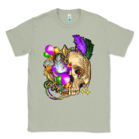 Matcha mardi gras skull Classic Tee - FaDigitalArtStudio